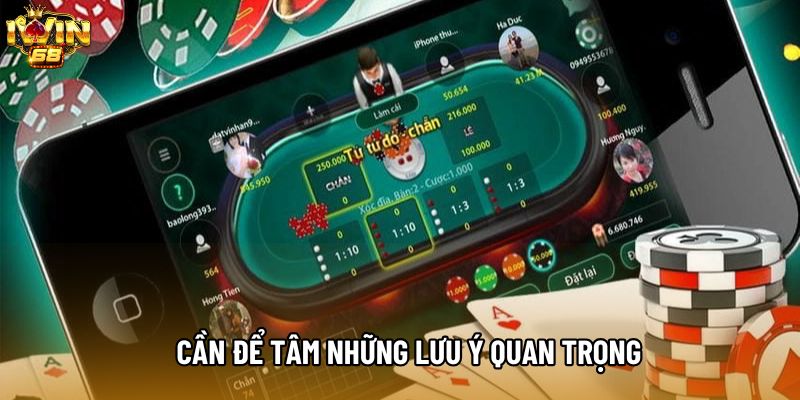 Cần để tâm những lưu ý quan trọng